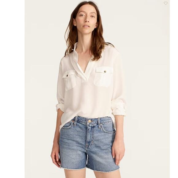 J. Crew Pants - NWT J. Crew High Rise Denim Shorts in Tea Time Wash Size 32
